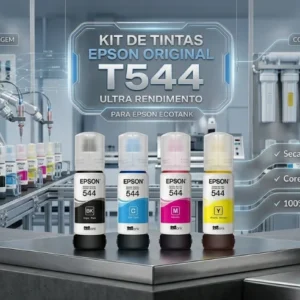 kIT Tinta Epson L3250 L3210 T544 4 cores