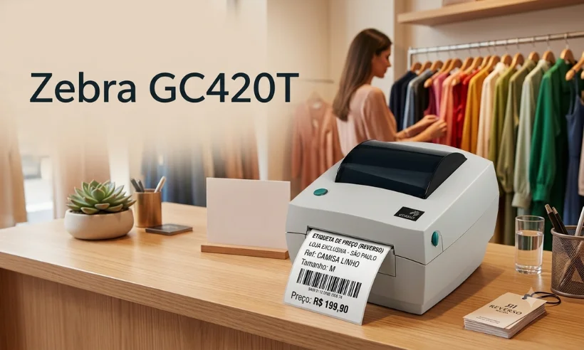 Impressora de Etiqueta Zebra GC420T