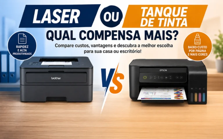 Laser ou Tanque de Tinta, Qual Compensa Mais?